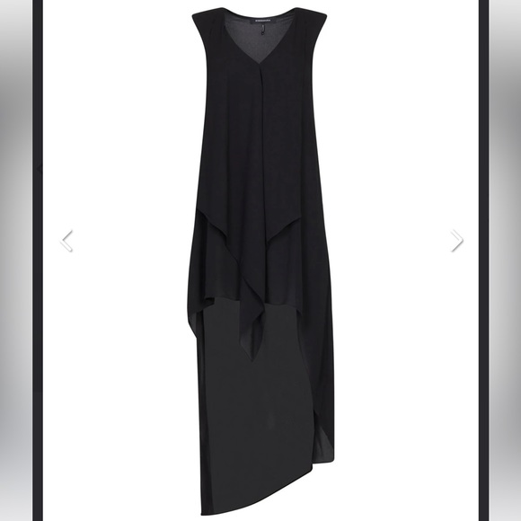 BCBG Tara Cascade Ruffle Dress - Picture 5 of 6